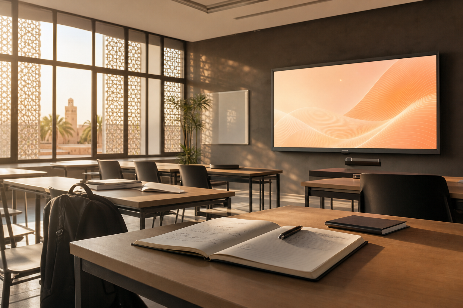 DIRAYA, modern classroom atmosphere for e-learning